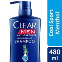 Dầu gội Clear Men Cool Sport Bạc Hà 480ml thái lan