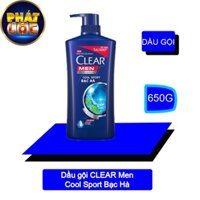 Dầu gội CLEAR Men Cool Sport Bạc Hà 650G