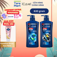 Dầu Gội CLEAR Men Mát Lạnh Đỉnh Cao Chai 630Gr – Dầu Gội Clear Men Đánh Bay Gàu, Ngứa, Vi Khuẩn