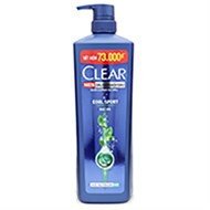 Dầu gội Clear Men Sạch gàu Bạc hà chai 900g