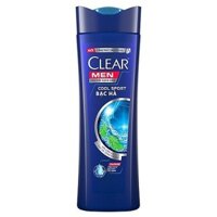Dầu gội Clear nam mát lạnh bạc hà 170g