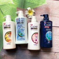 Dầu Gội Clear Thái Lan 480ml Đủ Hương