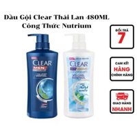 Dầu Gội Clear Thái Lan 480ML Công Thức Nutrium