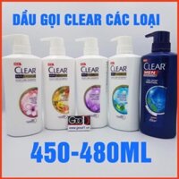Dầu gội Clear Thái Lan các loại trị gàu 450ml + 480ml