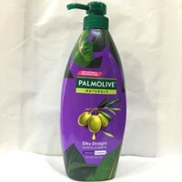 Dầu gội có dầu xả Palmolive Olive oil & Keratin Silky Straight 600ml