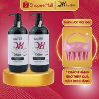 Dầu gội collagen QH Lactus season dầu gội cho da dầu bết, ngăn gàu combo dầu gội dầu xả ngăn rụng tóc 800ML
