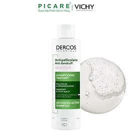 Dầu gội đặc trị dành cho da đầu nhạy cảm Vichy Dercos Anti - Pelliculaire Chai 200ml