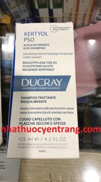 Dầu gội đặc trị gàu Ducray Kertyol Pso Shampoo 125ml