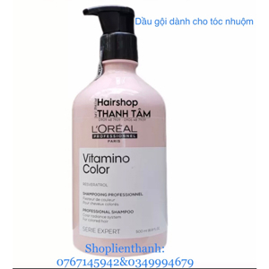 Dầu gội dành cho tóc nhuộm L'oreal Vitamino Colour A-OX - 500ml