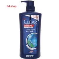 Dầu Gội Đầu 650G Clear Men Cool Sport Sạch Gàu Bạc Hà với hd.shop mọi sản phẩm đều là chính hãng