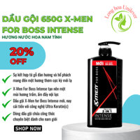 Dầu Gội Đầu 650g X-Men For Boss Intense Hương Nước Hoa Nam Tính