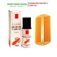 Dầu gội đầu chí Y Lang + Lược dày chải chí, dùng là hết chí