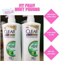 Dầu Gội Đầu Clear Mát Lạnh Bạc Hà 630ml