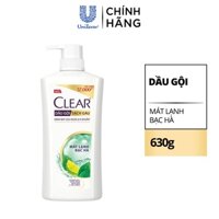 Dầu Gội Đầu Clear Mát Lạnh Bạc Hà Chai 630G