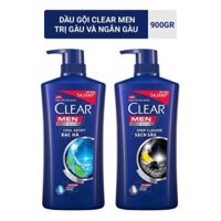 Dầu Gội Đầu Clear Men Cool Sport mát lạnh bạc hà 900g/630g