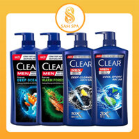 Dầu Gội Đầu Clear Men Deep Cleanse Than Hoạt Tính Đánh Bay Gàu, Ngứa Và Dưỡng Tóc 880g/900g