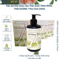 Dầu Gội Đầu Dược Liệu Thảo Dược Thiên Nhiên THÁI DƯƠNG 7 Plus 250ml Dưỡng Tóc Phục Hồi Chân Tóc Và  Da Đầu Bị Hư Tổn-Yen
