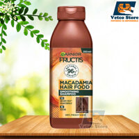 Dầu Gội Đầu Garnier Fructis Hair Food Smoothing Macadamia Shampoo For Unruly Hair 350ml