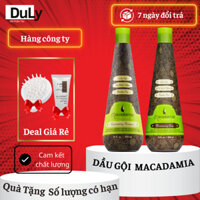 Dầu gội đầu MACADAMIA 1000ml cặp dầu gội xả phục hồi hư tổn giảm rụng tóc chính hãng