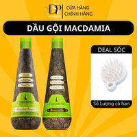 Dầu gội đầu MACADAMIA 1000ml cặp dầu gội xả phục hồi hư tổn giảm rụng tóc chính hãng