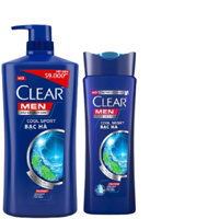 Dầu gội đầu nam bạc hà Clear Men Cool Sport mát lạnh 370g - 900g