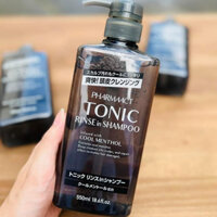 Dầu Gội Đầu Nam Tonic Pharmaact 600ML Nhật Bản - DẦU GỘI XẢ CHO NAM