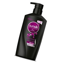 Dầu gội đầu Sunsilk chai 650g giúp tóc mềm mượt và chắc khoẻ (màu đen/vàng)