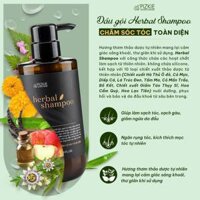 Dầu Gội Đầu Thảo Dược PIZKIE Dầu Gội Bồ Kết Giúp Tóc Chắc Khỏe Kích Thích Mọc Tóc Sạch Gàu 300ml