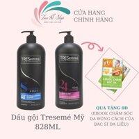 DÀU GỘI ĐẦU TResemé  MỸ Clean & Replenish làm sạch và dưỡng tóc - 828ml