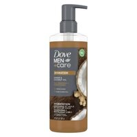 Dầu gội + dầu xả Dove Men+Care 2 trong 1 dành cho nam giới - 2in1 Hydration Giner & Coconut Oil (Mỹ)