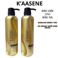 Dầu gội dầu xả keratin K'AASENE 500ml giúp tóc chắc khỏe cải thiện hư tổn
