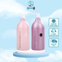 Dầu gội dầu xả Kumano Salon Link Extra dùng cho tóc thẳng 1000ml
