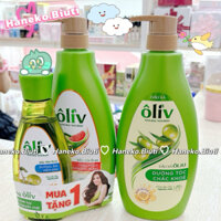 Dầu Gội & Dầu Xả Ôliu Ôliv 650ml +  Sữa Tắm 250ml