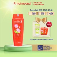 Dầu Gội - Dầu Xả Thái Dương 3 Hương Hoa Sen dung tích 200ml - Sao Thái Dương - dầu xả