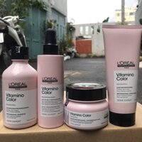 Dầu gội + Dầu xả + Xịt dưỡng + Hấp dầu giữ màu tóc nhuộm LOreal Serie Expert Vitamino Color (2026)