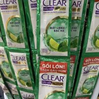 DẦU GỘI DÂY CLEAR MÁT LẠNH BẠC HÀ 7G