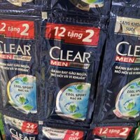 DẦU GỘI DÂY CLEAR MEN MÁT LẠNH BẠC HÀ