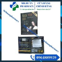 Dầu gội đen tóc thảo dược Black Hair (Hộp 5 gói x 30ml) của Hàn – Không gây hư tổn cho tóc, không gây độc hại