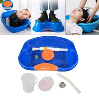 Dầu Gội Di Động Bồn Rửa Tại Nhà Làm Tóc Dầu Gội Giường Làm Tóc Lưu Vực Người Cao Tuổi Phụ Nữ Mang Thai Điều Dưỡng Dầu Gội Dụng Cụ