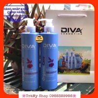 DẦU GỘI DIVA XANH 750ML GIỮ MÀU TÓC SIÊU PHỤC HỒI MỀM MƯỢT TÓC