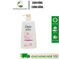 DẦU GỘI DOVE ÓNG MỀM TỰ NHIÊN HƯƠNG HOA SEN NHẬT VÀ NƯỚC GẠO 640G Myphamtocspa