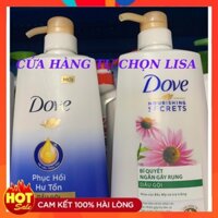 Dầu gội Dove phuc hồi hư tổn/ngăn gãy rụng 650g