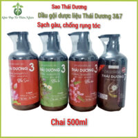 Dầu Gội Dược Liệu Thái Dương 3 và 7 Thái Dương Chai 480ml, Ngăn Ngừa Rụng Tóc, Gàu Ngứa, Sao Thái Dương