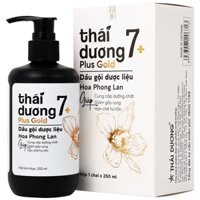 Dầu gội dược liệu Thái Dương 7 Plus Gold Hoa Phong Lan trị ngứa, rụng tóc (250ml)