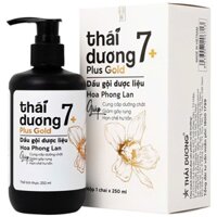 Dầu Gội Dược Liệu Thái Dương 7 Plus Gold Hoa Phong Lan Chống Rụng Tóc, Ngăn Ngừa Gàu Sao Thái Dương - 250ml
