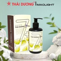 Dầu gội dược liệu Thái Dương 7 plus 100ml - Không gàu, ngứa, không rụng tóc và không mùi khét da đầu - Sao Thái Dương