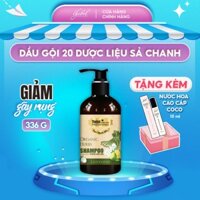 Dầu Gội Dược Liệu Thebol giảm gãy rụng 20 thành phần dược liệu hữu cơ dưỡng tóc mềm mượt 336gr + Tặng Nước Hoa 10ml