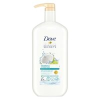 Dầu gội dưỡng ẩm tóc DOVE HAIR Nourishing Rituals Coconut & Hydration Shampoo With Pump 750ml/917ml (Mỹ)