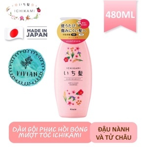 Dầu gội dưỡng phục hồi Ichikami 480ml