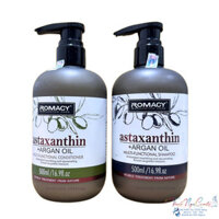 Dầu gội dưỡng sinh chống lão hóa Romacy Astaxanthin Argan Oil 500mlx2 - TN